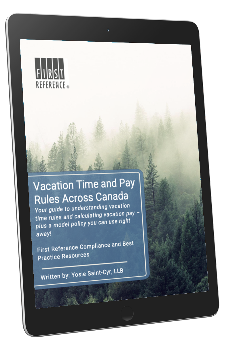 Vacation Time and Pay Rules Across Canada