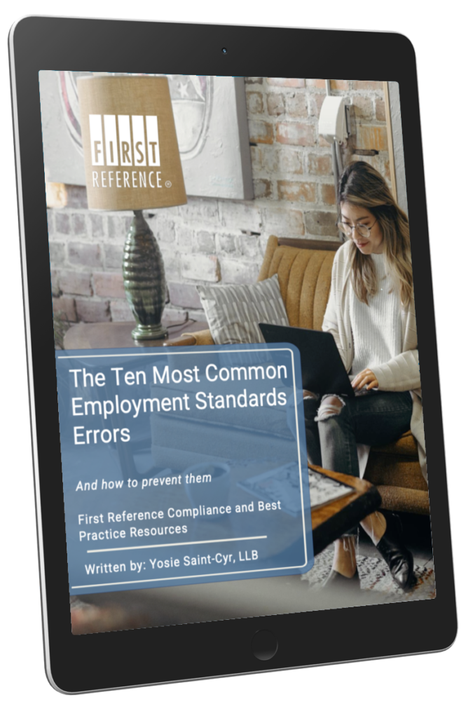 The Ten Most Common Employment Standards Mistakes